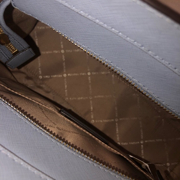 Pale Blue Michael Kors Dillon Satchel/Handbag - Picture 7 of 9